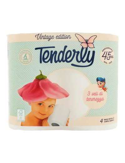 TENDERLY CARTA IGIENICA VINTAGE 3 VELI PZ 4