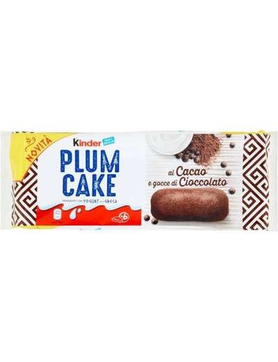 KINDER PLUMCAKE CACAO T6X15 FERRERO GR 198