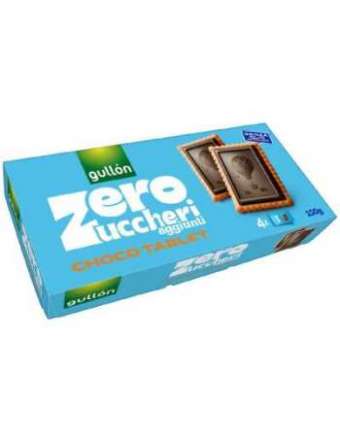 GULLON CHOCO TABLET CIOC FO ZER ZUC GR 150