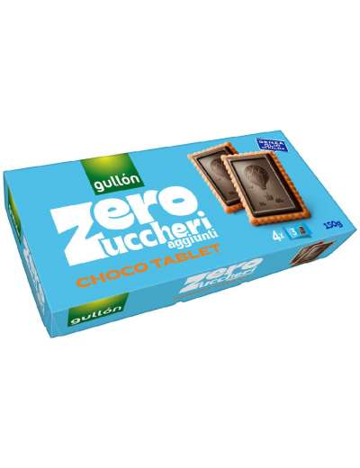 GULLON CHOCO TABLET CIOC FO ZER ZUC GR 150