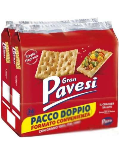 PAVESI CRACKERS SALATI BIPACK GR 560X2