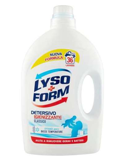 LYSOFORM LAVATRICE LIQUIDO CLASSICO 36 LAV