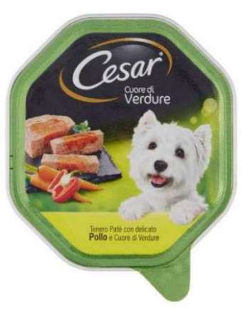 CESAR CUORE DI VERDURE POLLO GR 150 VASCH