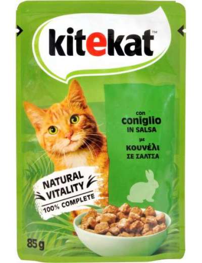KITEKAT CONIGLIO IN SALSA BUSTA GR 85
