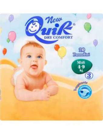 QUIK PANNOLINI MIDI 4-9 KG PZ 20