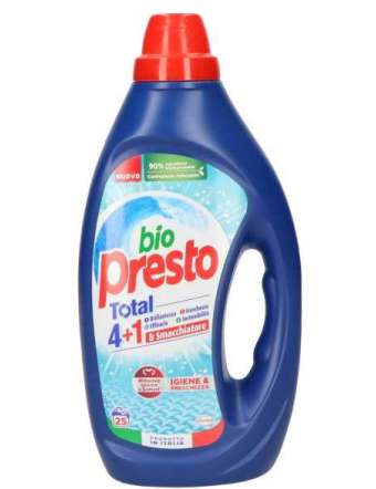 BIO PRESTO LIQUIDO LAVATRICE IG.E FRESCHEZZA 25 L