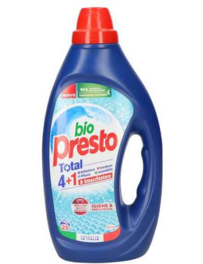 BIO PRESTO LIQUIDO LAVATRICE IG.E FRESCHEZZA 25 L