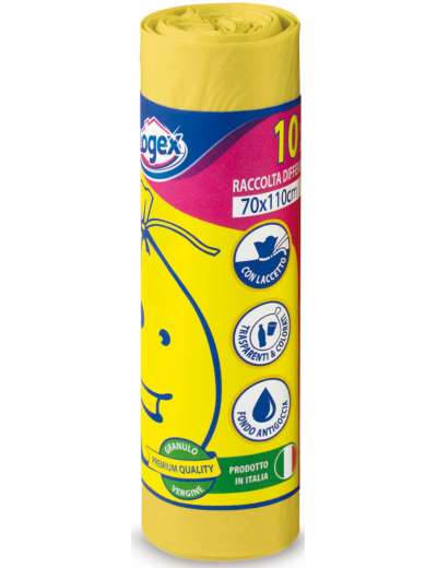 LOGEX 10 SACCHI X DIFFERENZIATA GIALLO
