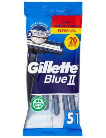 GILLETTE BLUE II RASOIO BILAMA 5 PZ