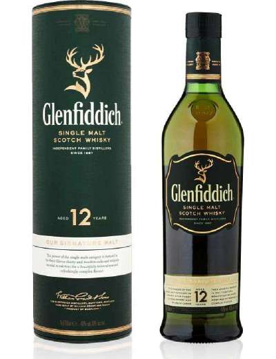WHISKY GLENFIDDICH 12 YO 70 CL