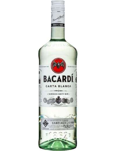 RUM BACARDI SUPERIOR CARTA BLANCA 38% 1 LT
