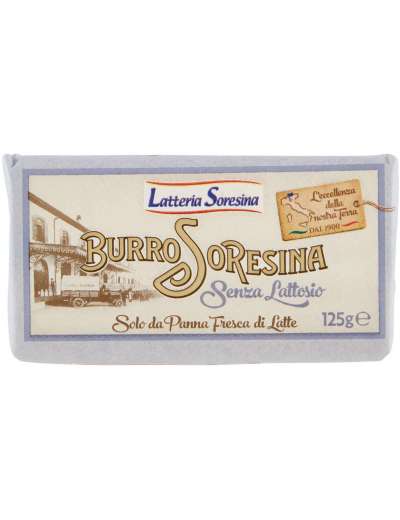 SORESINA BURRO SENZA LATTOSIO GR 125