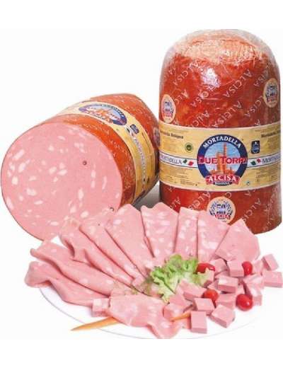 ALCISA DUE TORRI MORTADELLA CON PISTACCHIO KG 20