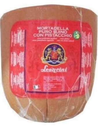 LEONCINI MORTADELLA ROSSA CON PISTACCHIO KG 8