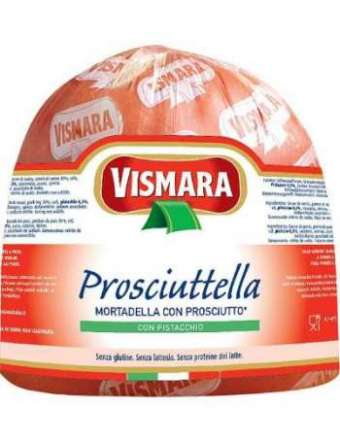 VISMARA PROSCIUTTELLA MORTADELLA CON PROSCIUTTO CON PISTACCHIO KG 5