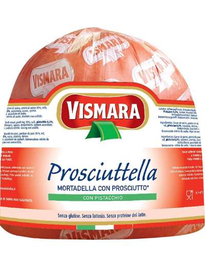 VISMARA PROSCIUTTELLA MORTADELLA CON PROSCIUTTO CON PISTACCHIO KG 5