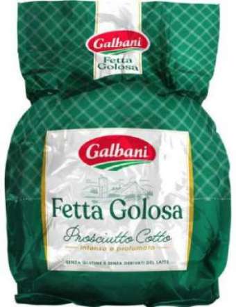 GALBANI PROSCIUTTO COTTO FETTA GOLOSA KG 9