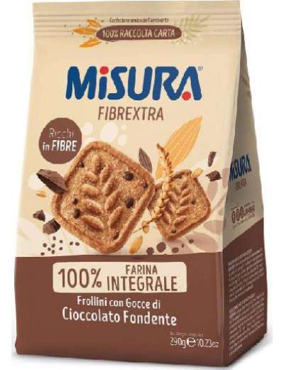 MISURA FROLLINI FIBREXTRA CON GOCCE DI CIOCCOLATO FONDENTE GR 290