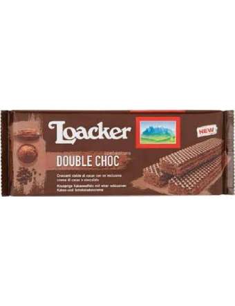 LOACKER WAFER DOUBLE CHOC GR 175