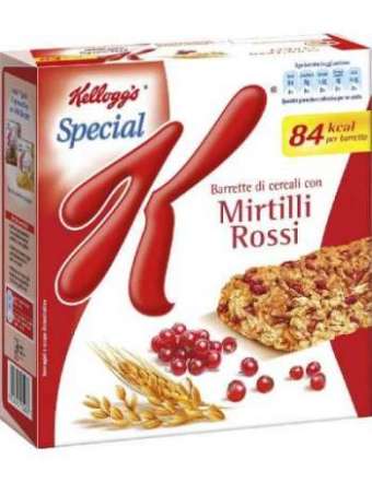 SPECIAL K BARRETTE MIRTILLI KELLOGG GR 129