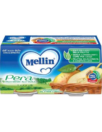 MELLIN 2X100GR PERA OMOGENEIZZATO