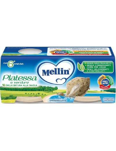 MELLIN 2X80GR OMOGENEIZZATO PLATESSA GR 160