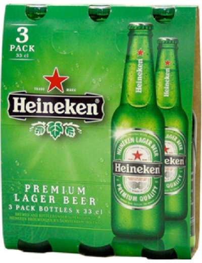 HEINEKEN BIRRA BOTTIGLIA 3X33 CL