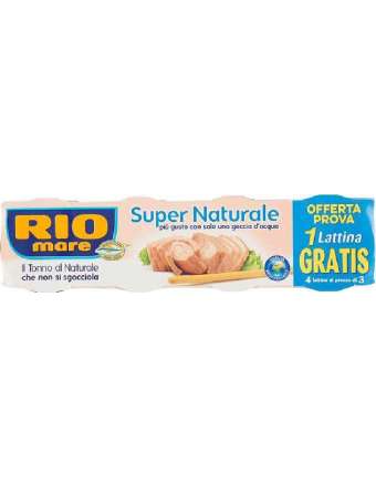 RIO MARE SUPER NATURALE TONNO 3+1X56 GR 224