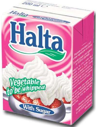 HALTA PANNA PER DOLCI VEGETALE BRIK ML 200