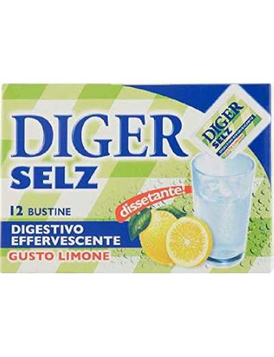 DIGER SELZ LIMONE SAN PELLEGRINO CONFEZIONE DA 12 BUSTINE
