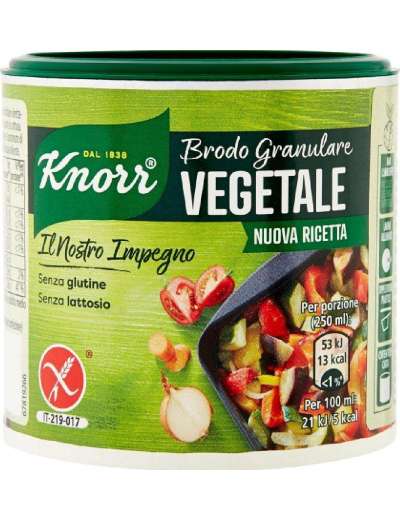 KNORR GRANULARE VEGETALE BRODO LATTINA GR 150
