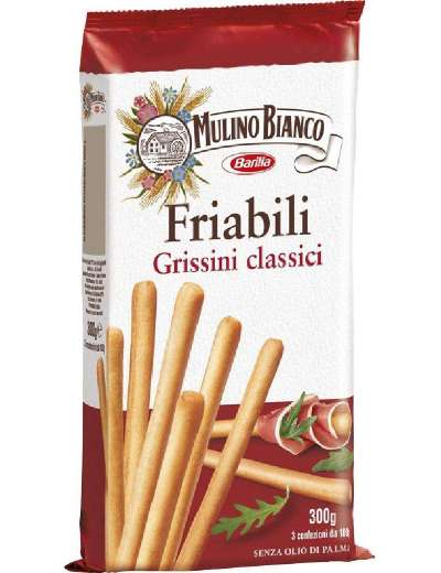 MULINO BIANCO GRISSINI FRIABILI CONFEZIONE GR 300