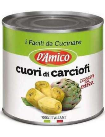 D'AMICO CUORI DI CARCIOFI INTERI KG 2