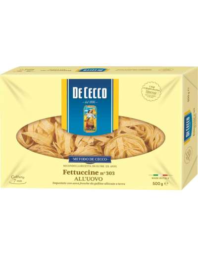 DE CECCO N303 FETTUCCINE UOVO GR 500