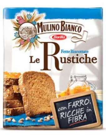 MULINO BIANCO FETTE RUSTICHE 40 FETTE GR 315