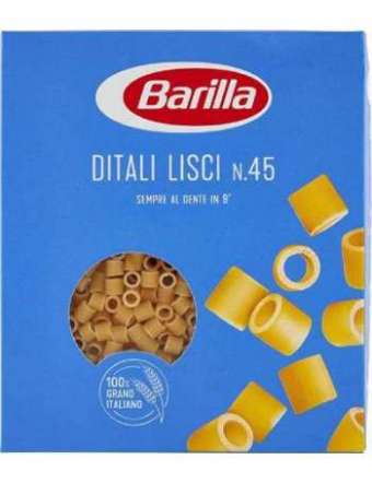 BARILLA N45 DITALI LISCI GR 500