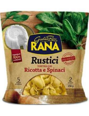 RANA RUSTICI RICOTTA E SPINACI TORTELLONI CONFEZIONE GR 250