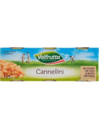 VALFRUTTA 3X400 CANNELLINI FAGIOLI KG 1