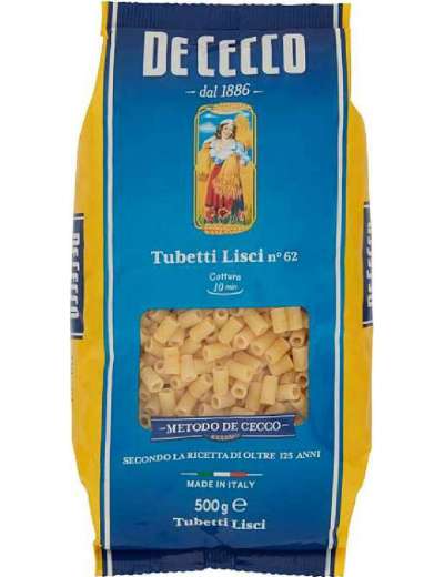DE CECCO N 62 TUBETTI GR 500