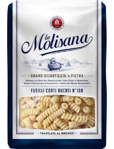 MOLISANA N 108 FUSILLI CORTI BUCATI GR 500