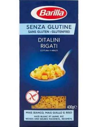 BARILLA SENZA GLUTINE DITALINI RIGATI CONFEZIONE GR 400