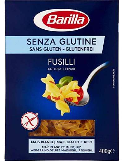 BARILLA SENZA GLUTINE FUSILLI GR 400