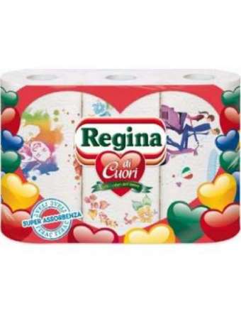REGINA DI CUORI ASCIUGATUTTO 50 STRAPPI PZ 3