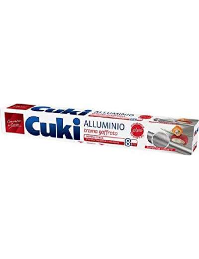 CUKI ALLUMINIO 8 MT TRAMA GOFFRATA PZ 1
