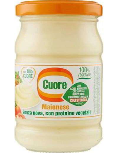 CUORE MAIONESE 100% VEGETALE SENZA UOVA VETRO GR 180