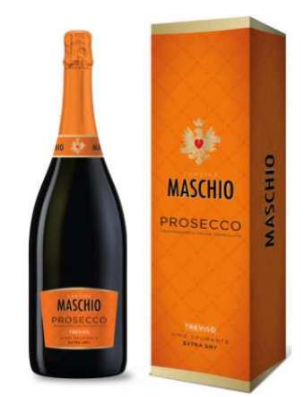 MASCHIO PROSECCO TREVISO DOC EXTRA DRY ASTUCCIATO LT 1
