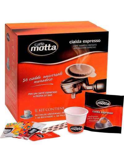 MOTTA CIALDE CAFFE' ESPRESSO BAR KIT ACCESSORI 50 PZ