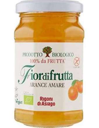 RIGONI ARANCE AMARE BIO FIOR DI FRUTTA VETRO GR 250