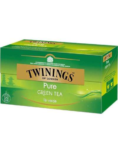 TWININGS TE' PURE GREEN 25 F GR 50