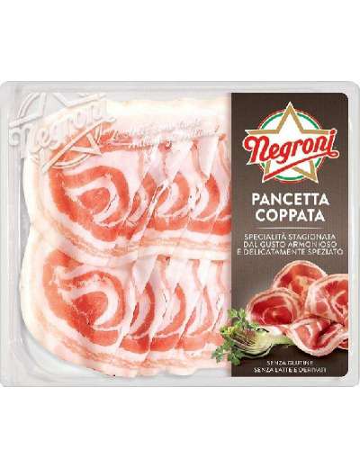 NEGRONI PANCETTA COPPATA AFFETTATI GR 100
